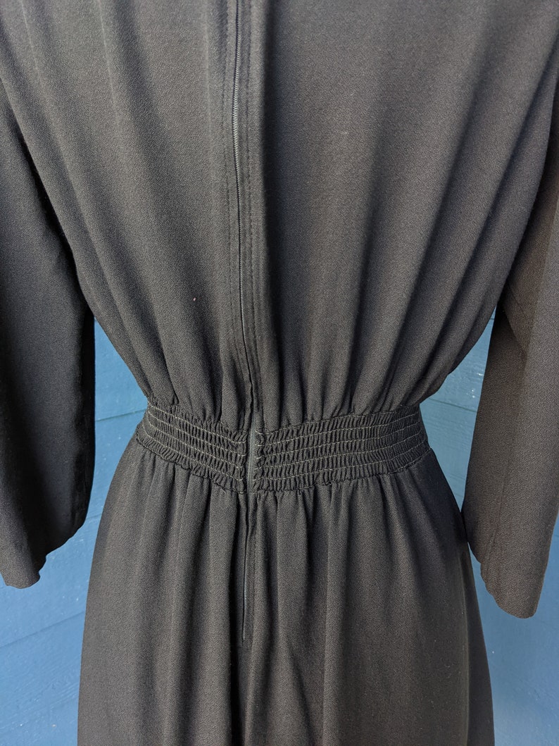Vintage 1980s Does 40s Soutache Dress