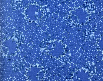 Dutch Heritage Fabric - by Petra Prins and Nel Kooiman Two Tone DHER 1021 Royal 100% Cotton