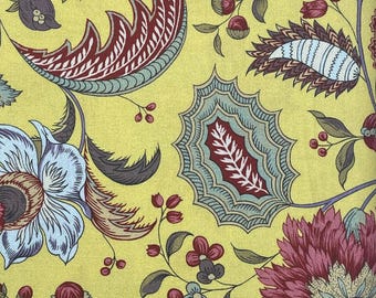Dutch Heritage Fabric - Antique Textiles Company for Dutch Heritage DHER 4026 Yellow 100% Cotton