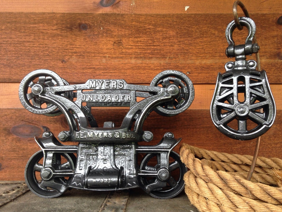 Awesome restored antique Myers Hay Trolley Etsy
