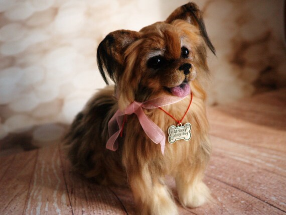 Custom Dog From Photo Customized Long Haired Chihuahua Dog Etsy