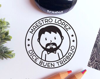 Personalized Stamps Checklist Teacher Stamps Self Inking - View #8