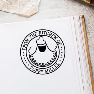 Personalized From the Kitchen Of Stamp | Custom Stamp for Gift Tags, Kitchen Gift, Business Stamp, or Gift for Grandma