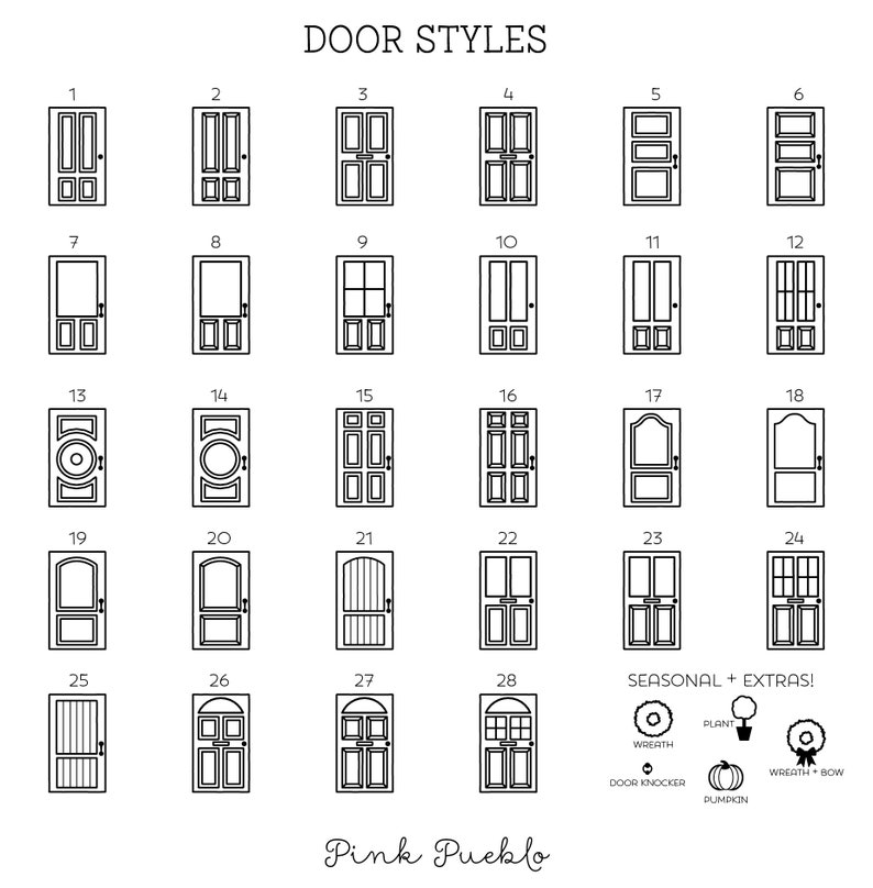 Personalized self inking address stamp with front door return etsy
