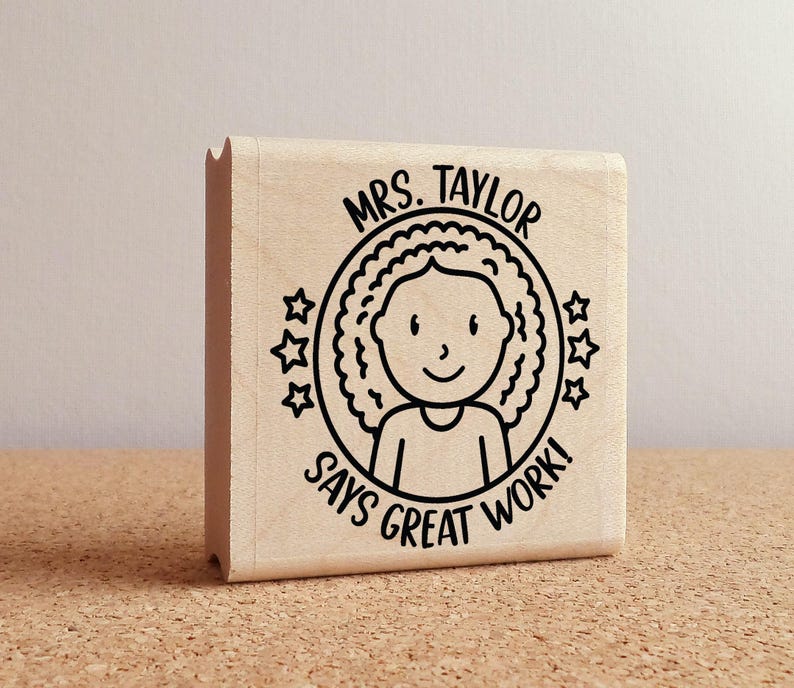 Personalized Teacher Rubber Stamp | Custom Classroom Design With ...