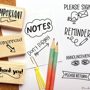 Teacher Stamp Set | Parent Communication & Grading Stamps | Personalized Teacher Gift for Classroom and Back to School