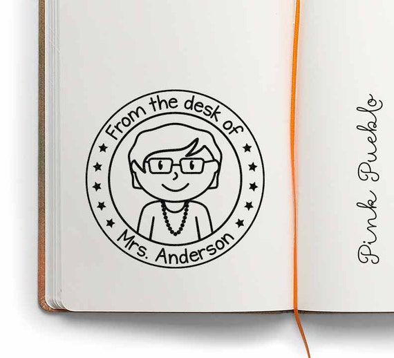 Large Personalized Teacher Stamp | Custom Teacher Stamp | Gifts for Teachers | Teacher Appreciation | Personalized Gift