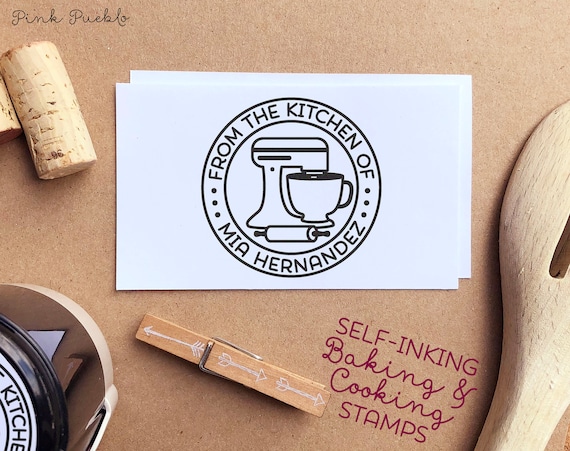 Self-Inking From the Kitchen Of Stamp, Personalized Baking or Cooking Stamp, Baking Gift