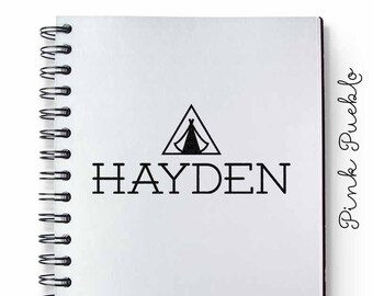 Personalized Tent Name Stamp | Custom Camping Design for Kids | Unique Travel Gift