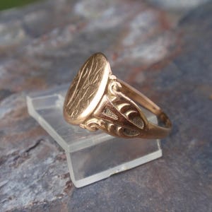 Antique Signet Ring L - Etsy