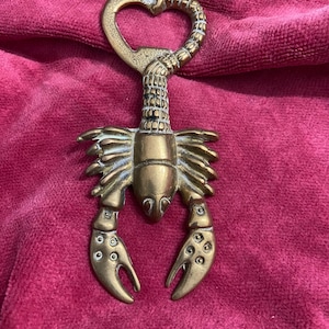 Vintage Bottle opener in the form of a Sea creature, Lobster bass retro 1950’s bottle opener, great condition novelty bar, kitchen , chef