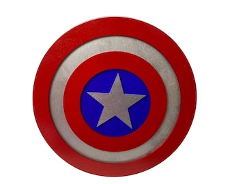 Petite Sized Captain America Shield Cosplay Replica Costume Prop | Kids Dress Up Costume