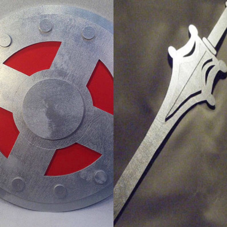 1984 MOTU Custom Wooden Heman Power Sword He-man
