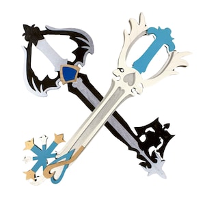 23&quot; Oathkeeper and/or Oblivion Keyblades, Kingdom Hearts Cosplay Replica Costume Prop