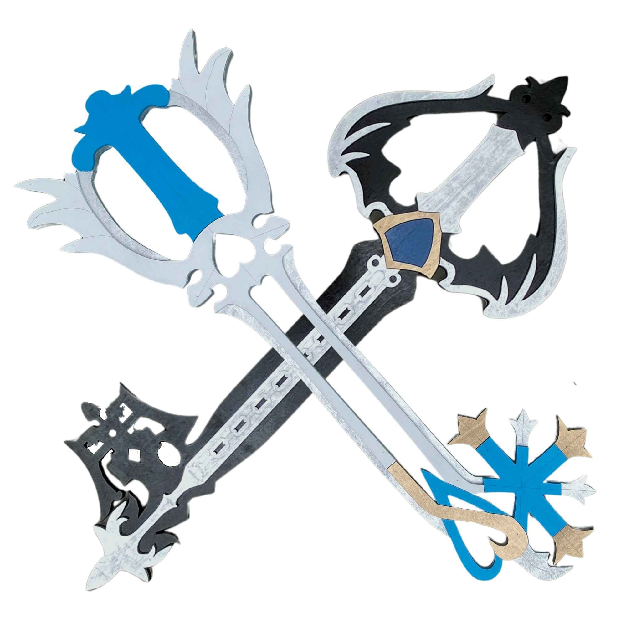 31" Oathkeeper and/or 31" Oblivion Keyblade Cosplay Replica Costume Prop