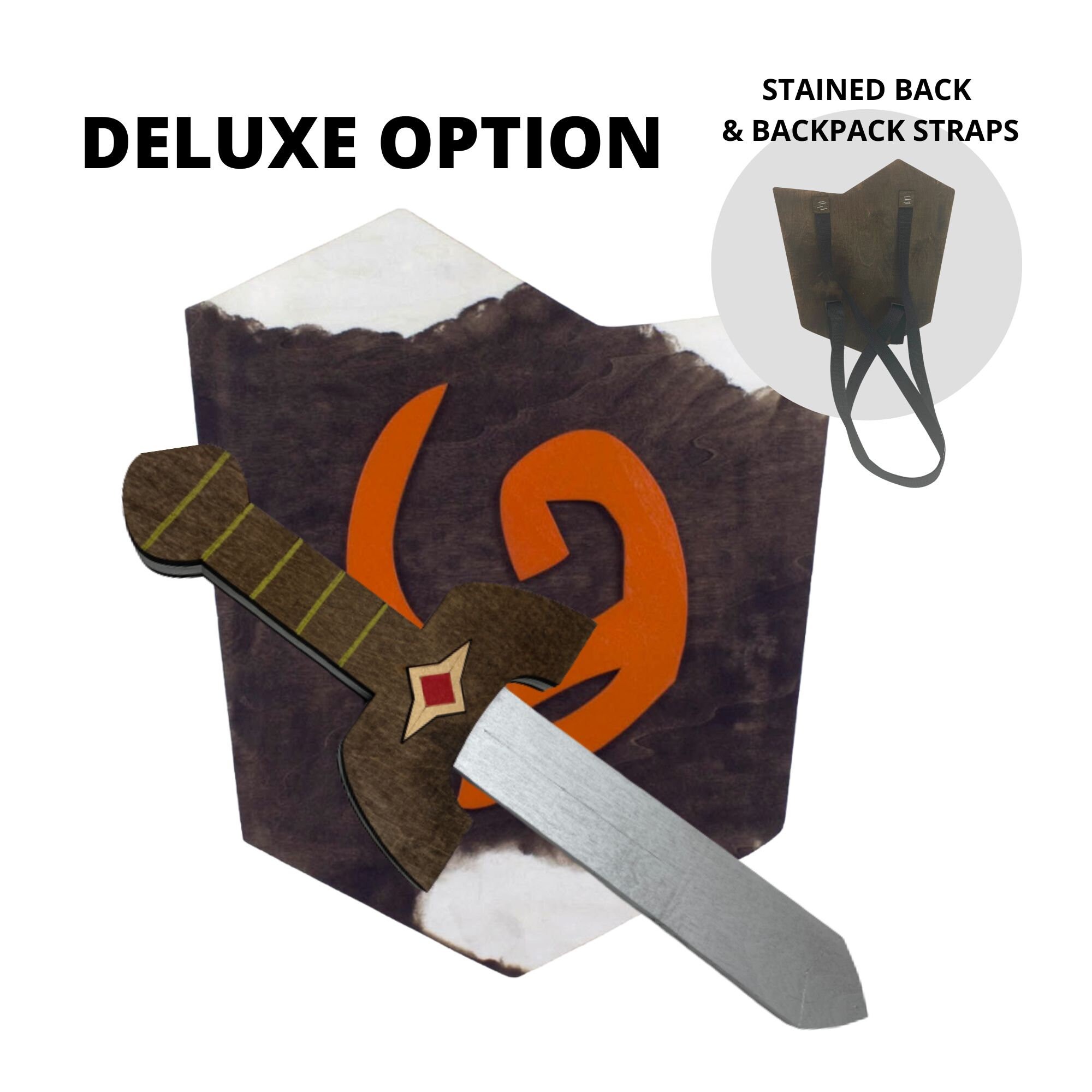 Petite Sized Deku Shield or Shield and Kokiri Sword Set Legend of Zelda  Cosplay Replica Costume Prop Kids Costume Party Dress Up - Etsy