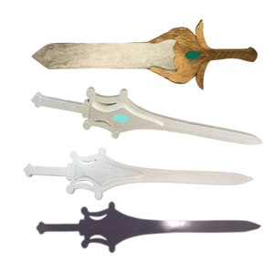 He-Man, She-Ra, Skeletor or NEW She Ra & Princesses of Power (Sword of Protection) Masters of the Universe Cosplay Replica Costume Prop