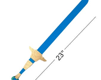 Espada de 23" inspirada en el abanico de Rumi, de tamaño infantil, del anime K-Pop Demon Hunter, réplica de disfraz de cosplay **tamaño adulto disponible ahora**
