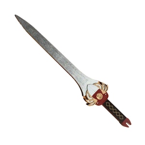 Red Power Ranger Sword (Choice 2 Sizes) | MMPR Cosplay Replica Costume Prop