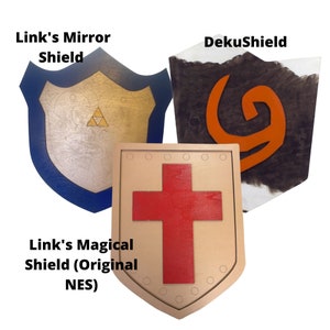 Link&#39;s Deku, Mirror or Magical Shield | Legend of Zelda Cosplay Replica Costume Prop