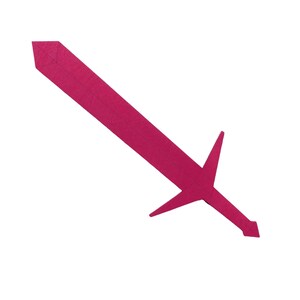 Petite Sized Finn's Demon Blood, Finns Sword, Pink Crystal Sword | Kids Costume Party Dress Up Pink Crystal PAINT