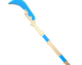 Espada Glaive de Mina de 31" para niños, talla pequeña, inspirada en el anime Demon Hunter, réplica de disfraz de cosplay **tamaño adulto disponible ahora**