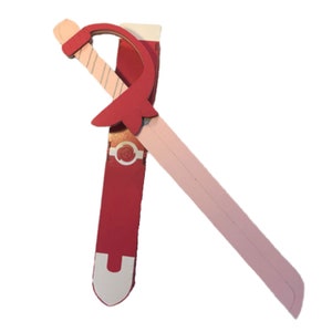 Rose Quartz Sword & Scabbard from Steven Universe | Cosplay Replica Costume Prop