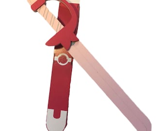 Rose Quartz Sword & Scabbard from Steven Universe | Cosplay Replica Costume Prop