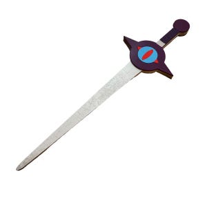 Adventure Time Cosplay Replica Prop | Finn&#39;s Night Sword | Wooden Costume Accessory