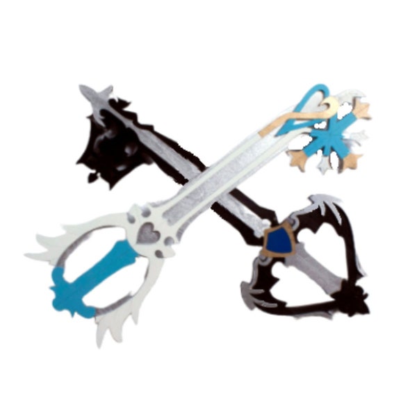 23" Oathkeeper and/or Oblivion Keyblades, Kingdom Hearts Cosplay Replica Costume Prop