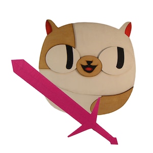 Cake The Cat Shield or Pink Crystal Sword and Shield Set | Adventure Time Cosplay Replica Costume Prop