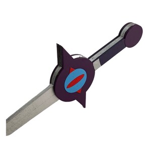 Petite Sized Finn's Demon Blood, Finns Sword, Pink Crystal Sword | Kids Costume Party Dress Up Night Sword PAINTED