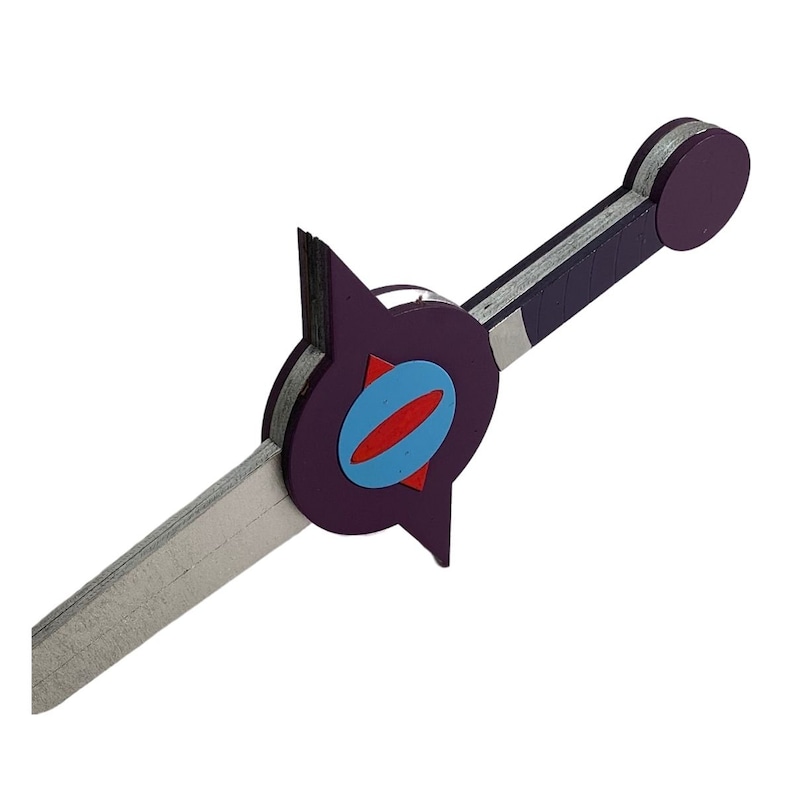Petite Sized Finn's Demon Blood, Finns Sword, Pink Crystal Sword | Kids Costume Party Dress Up Night Sword PAINTED