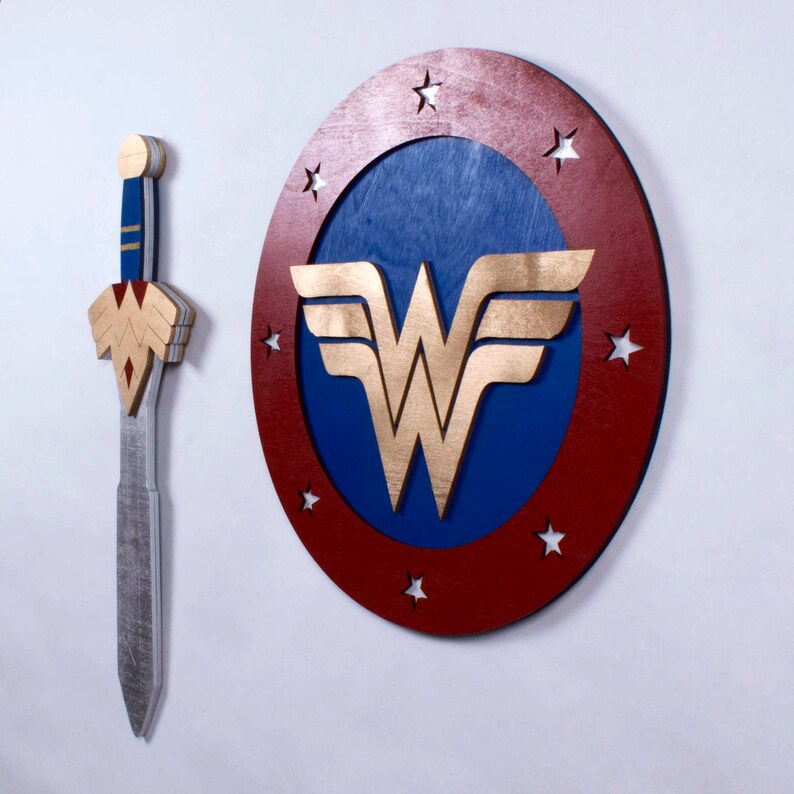 23 Wonder Woman Sword and 17 Shield Set Cosplay | Etsy