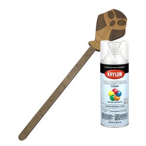 Eulenbert | Eulenhaus Palisman Stab | Erhältlich in 2 Größen 32” Clear Coated