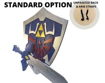 Link's Hylian Shield or Master Prop Set Legend of Zelda Cosplay