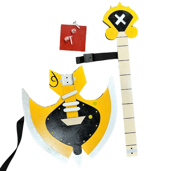 Hazbin Hotel Adam's Guitar | Wooden Cosplay Prop | Hazbin Hotel