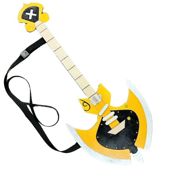 Hazbin Hotel Adam's Guitar | Wooden Cosplay Prop | Hazbin Hotel