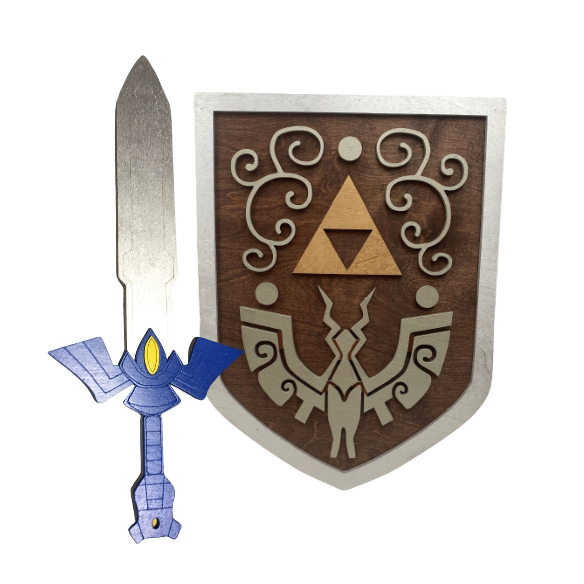  Link's Hylian Shield, 17 Handmade Wooden Shield, Legend of  Zelda Toy Shield, Wooden Cosplay Accessory, Handmade in USA