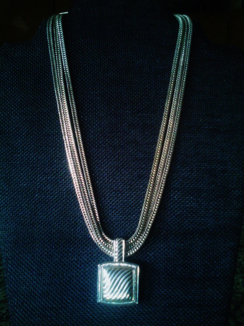 SALE 1970/'s Fabulous 100 Grams of Retired NAPIER Multi Strand Pendant Necklace /& Bracelet Set
