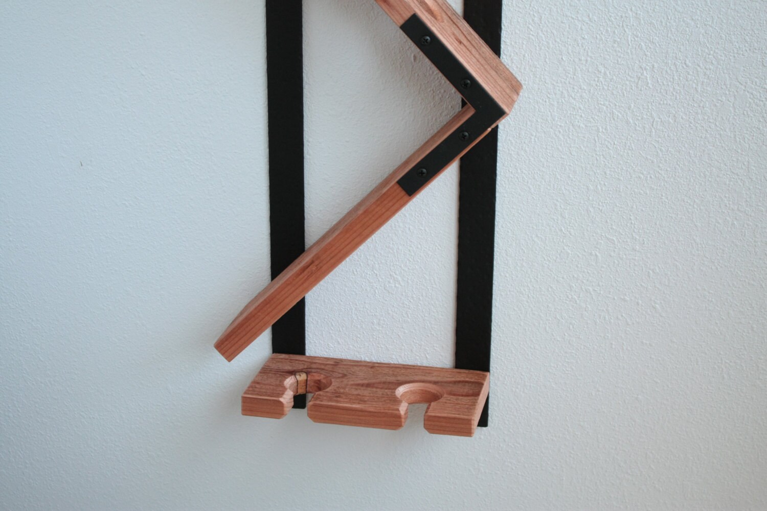 Modern Zig Zag Wall Wine Rack Vertical Wine Bottle Holder & Etsy