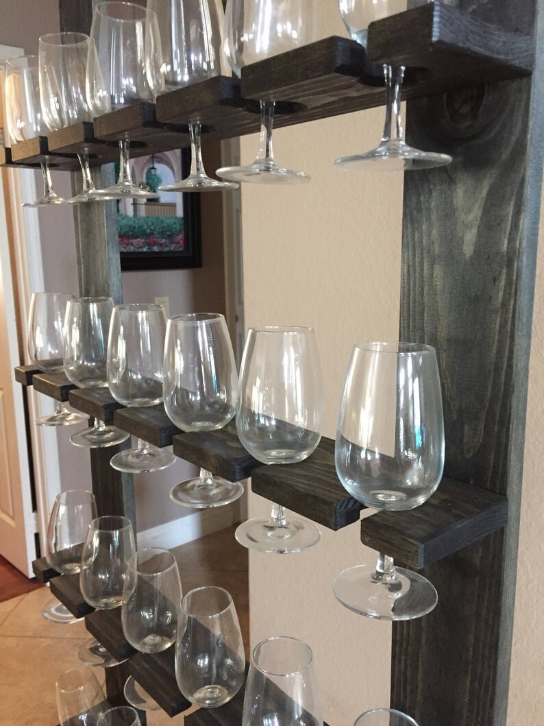 Champagne Wall Prosecco Wall Wine Glass Stand Holder Etsy