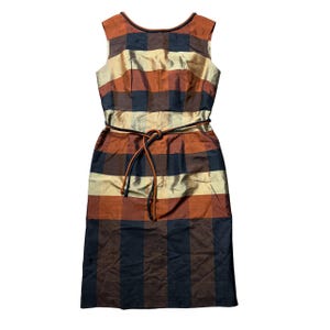 midi dress striped Catamaran Striped Midi Dress
