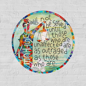 Justice quote vinyl sticker