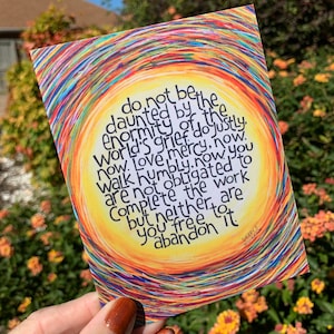 Love Mercy greeting card