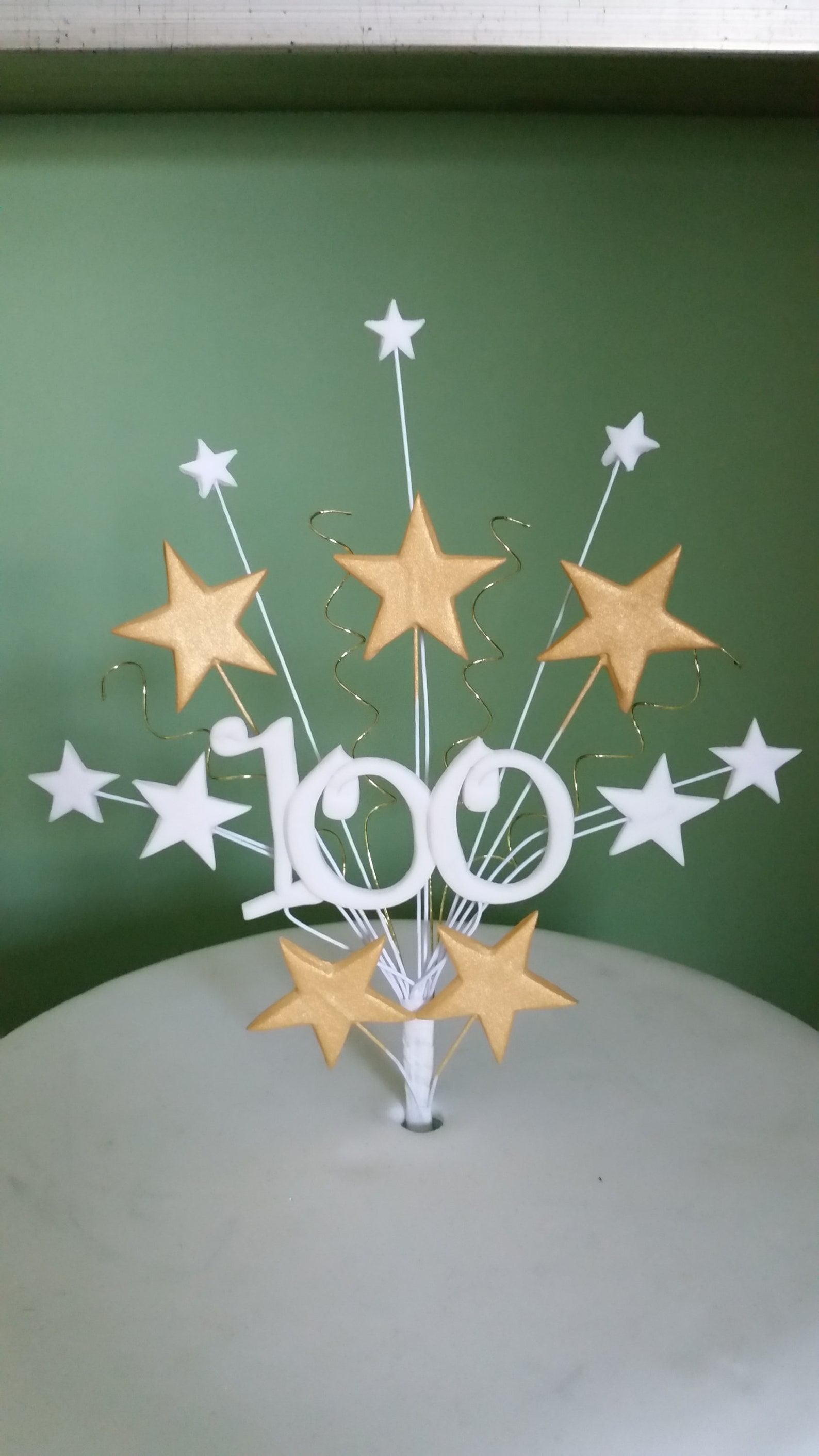 Cake Topper Stars on Wires Silver/gold 18th 21st 50th Etsy