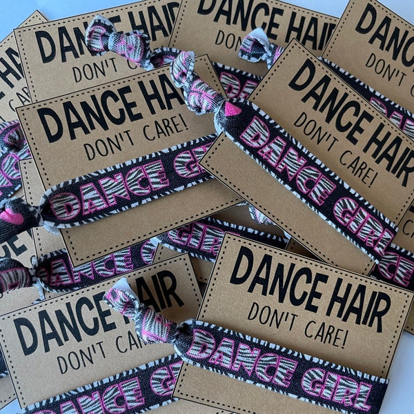 Dance Hair dont care, Dance team gifts, Dance studio Favors , dancing favors , dance teen party gifts, dance hip hop favors,teen dance party