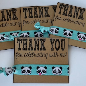 Panda Bear Birthday,Panda Bear party, Baby Shower Panda bear theme,lPanda Beartheme ,Panda theme birthday,Panda bear hair tie favors,