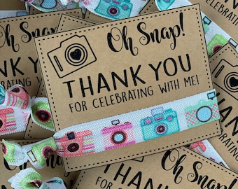 Oh Snap Camera birthday goodie Camera theme birthday Selfie theme party favors Sleepover favors teen party favors teen Birthday goody bag