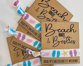 Beach booze and besties, beach vacay, beach weekend trip, girls trip, beach favors, beach gifts , beach bachelorette weekend